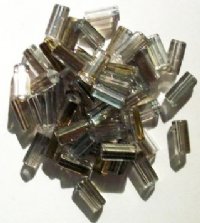 50 10x5mm Crystal Valetinit Atlas Beads